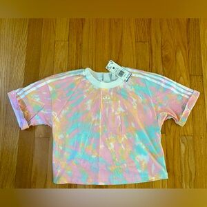 Adidas Original Tie Dye Cropped Shirt, Women’s Size M